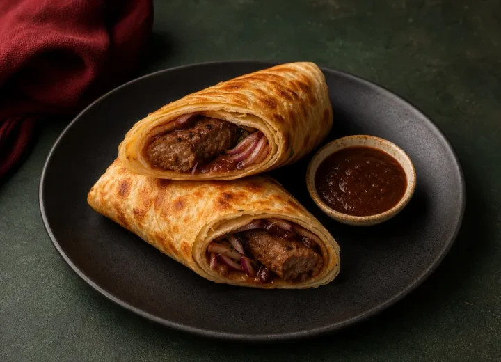 Beef Seekh Kabob Roll