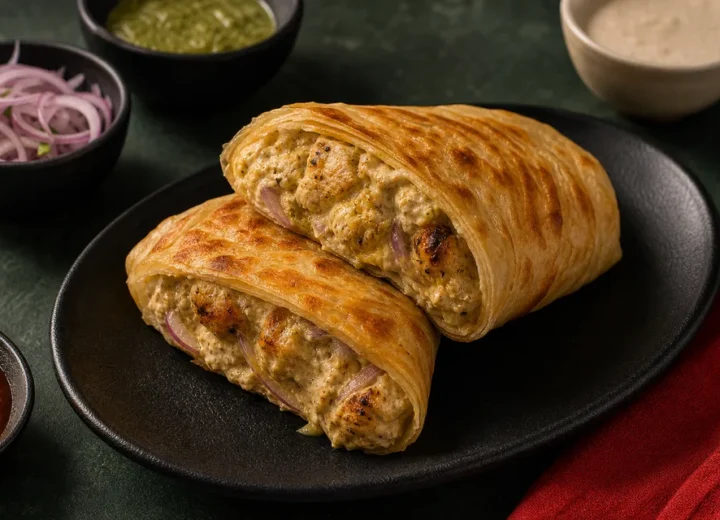 Chicken Malai Boti Roll