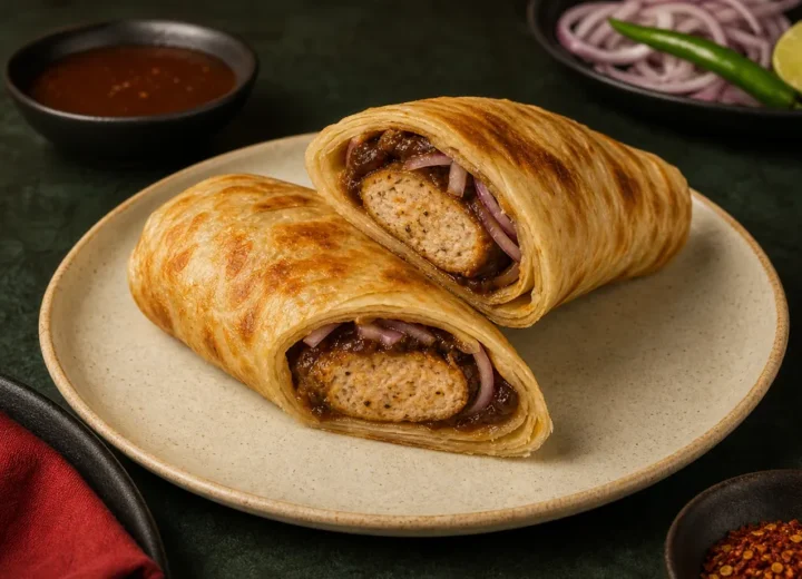 Chicken Seekh Kabob Roll