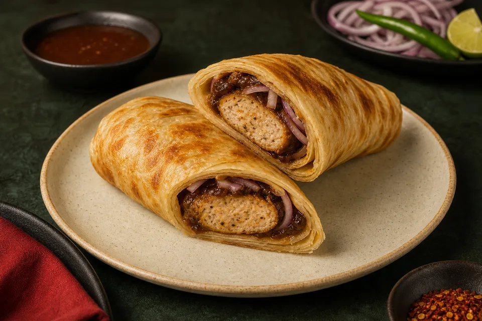 Chicken Seekh Kabob Roll